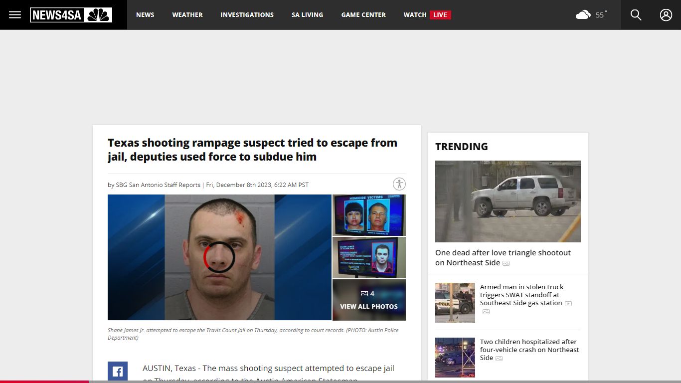 Mass shooting suspect thwarted in Travis County jail escape ... - WOAI
